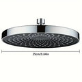 Pressurized Single Head 25cm Top Spray Large Water Volume Booster Shower Head Home Bathroom Shower Head Set