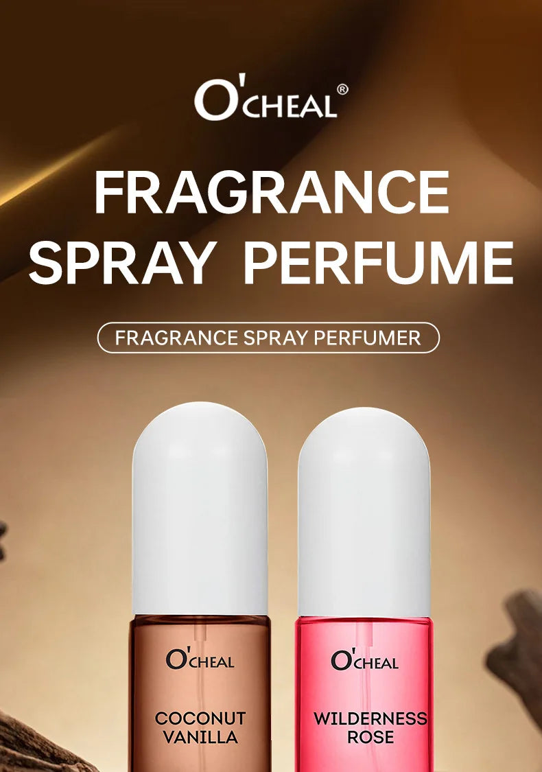 1Pcs Coconut Rose Fragrance Spray Hair & Body perfume Mist Fresh Long Lasting Fragrance Perfume Travel Size Freshener Spray