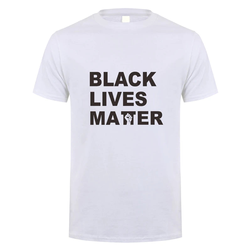 Black Lives Matter T Shirt Short Sleeve Cotton BLM T-shirt Black Life Matter Tshirt Men Unisex 14 STYLES Clothing XS-5XL