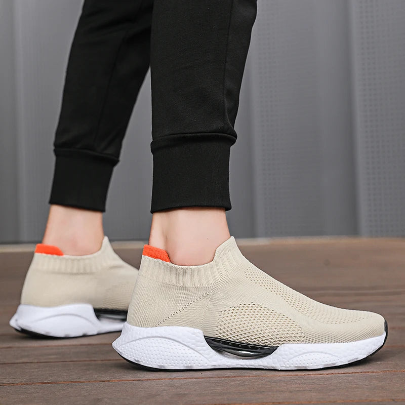 Men's Casual Running Shoes, Male Tennis Sneakers, Luxury Trainer, Race Breathable Shoes, Fashion Loafers
