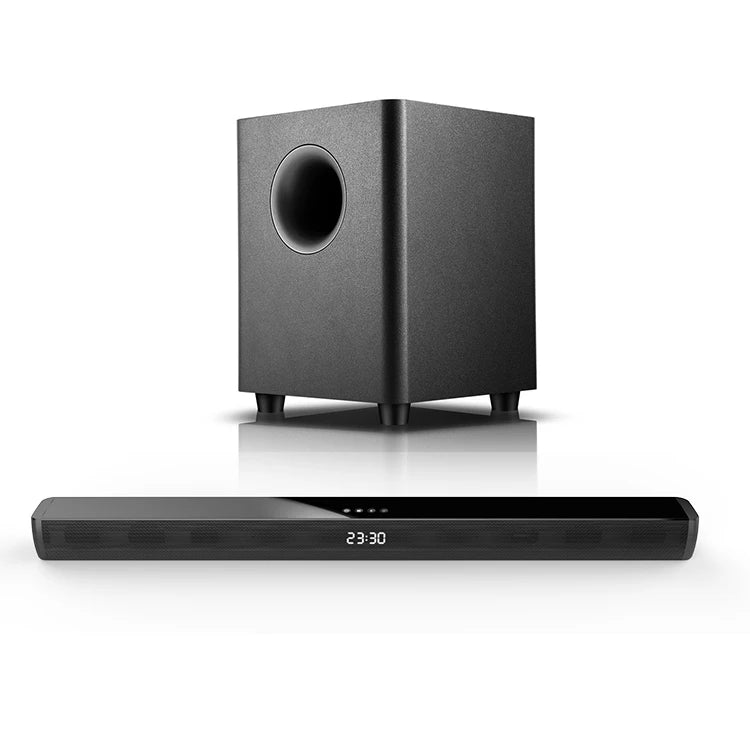 150W Blue Tooth Soundbar With Wireless Subwoofer Soundbar Bt Speaker for TV Bass Adjustable Surround Sound for Home