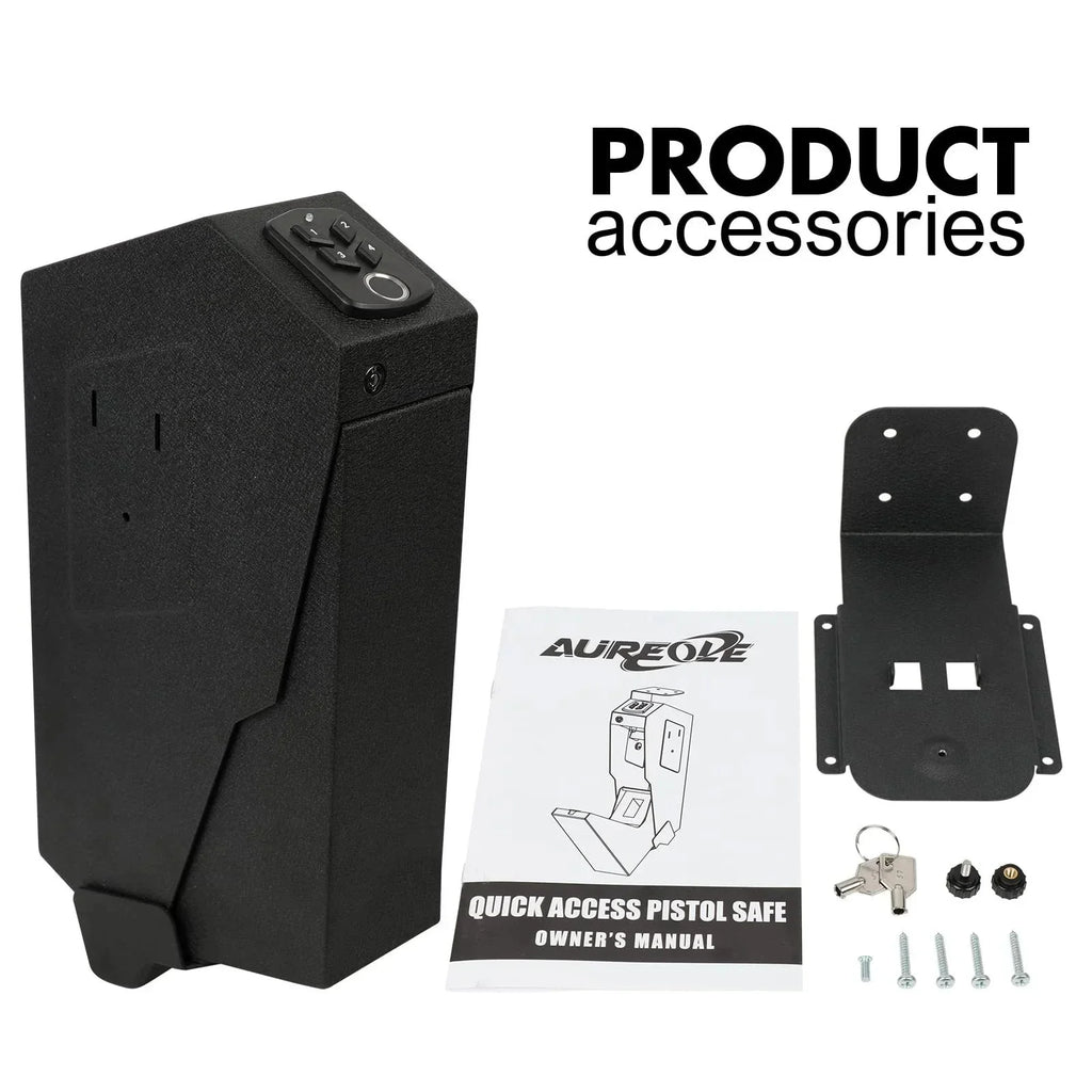 Two-in-one Fingerprint Password Pistol Safe European And American Style Wall-mounted Pistol Safety Box