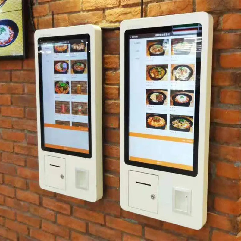 mall restaurant self-service cash register all-in-one machine receipt printing QR code payment self-service ordering machine
