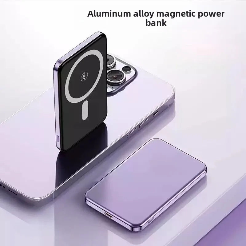 Taepiaai 20000mAh Magnetic Wireless Power Bank Ultra Thin Portable CCC Certified Super Fast Charging Pack for MagSafe for Iphone