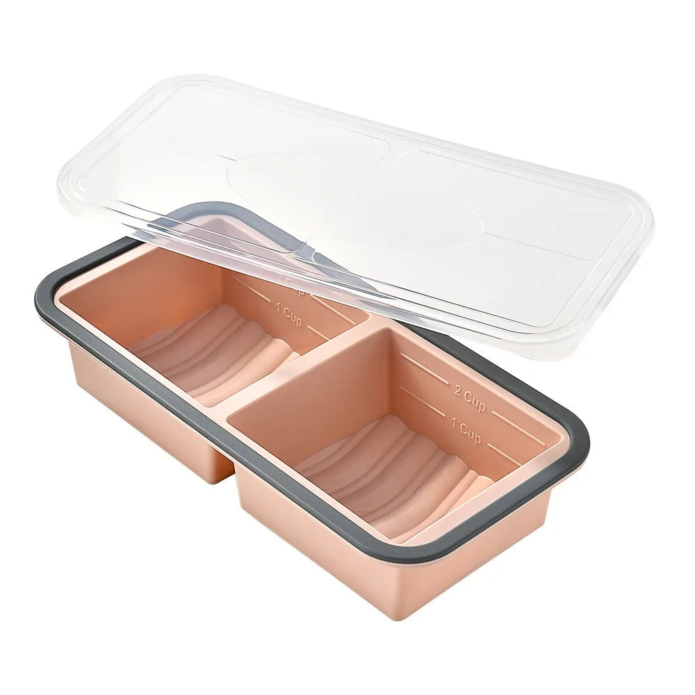 2/3/4 Grid Lunchbox Compartmentalized Wheat Straw Picnic Storage Boxs Durable Dinnerware Lunch Box