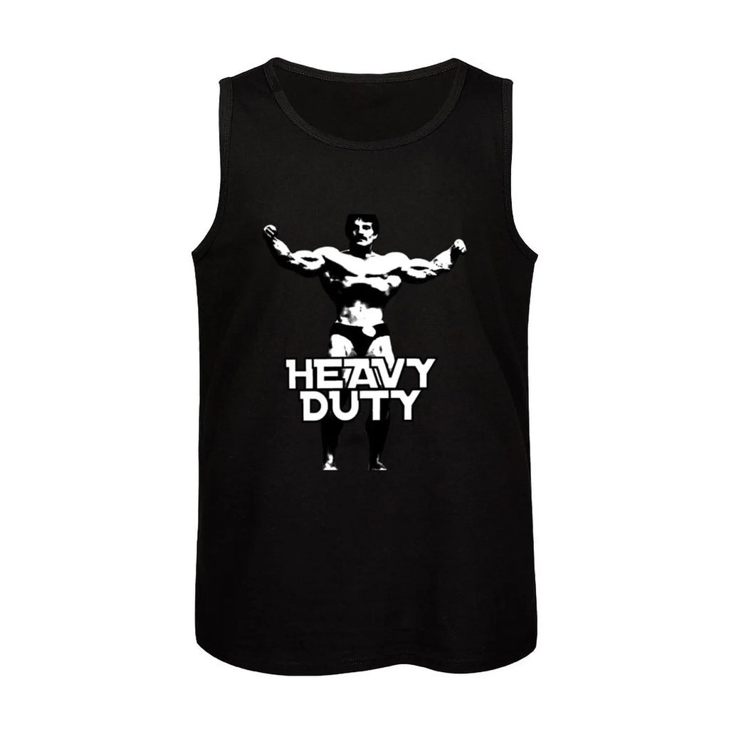 Mike Mentzer Heavy Duty Tank Top gym wear men cool things gym clothes man