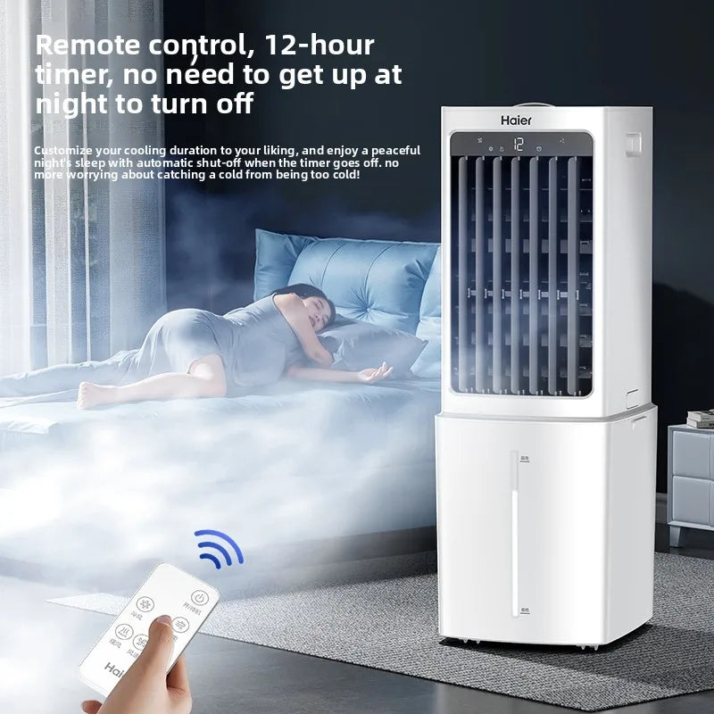 Portable Air Conditioner Fans Air Cooler 9L/12L Water Tank Remote Control 3-in-1 Cooling Fan Humidifier for Home Office Room