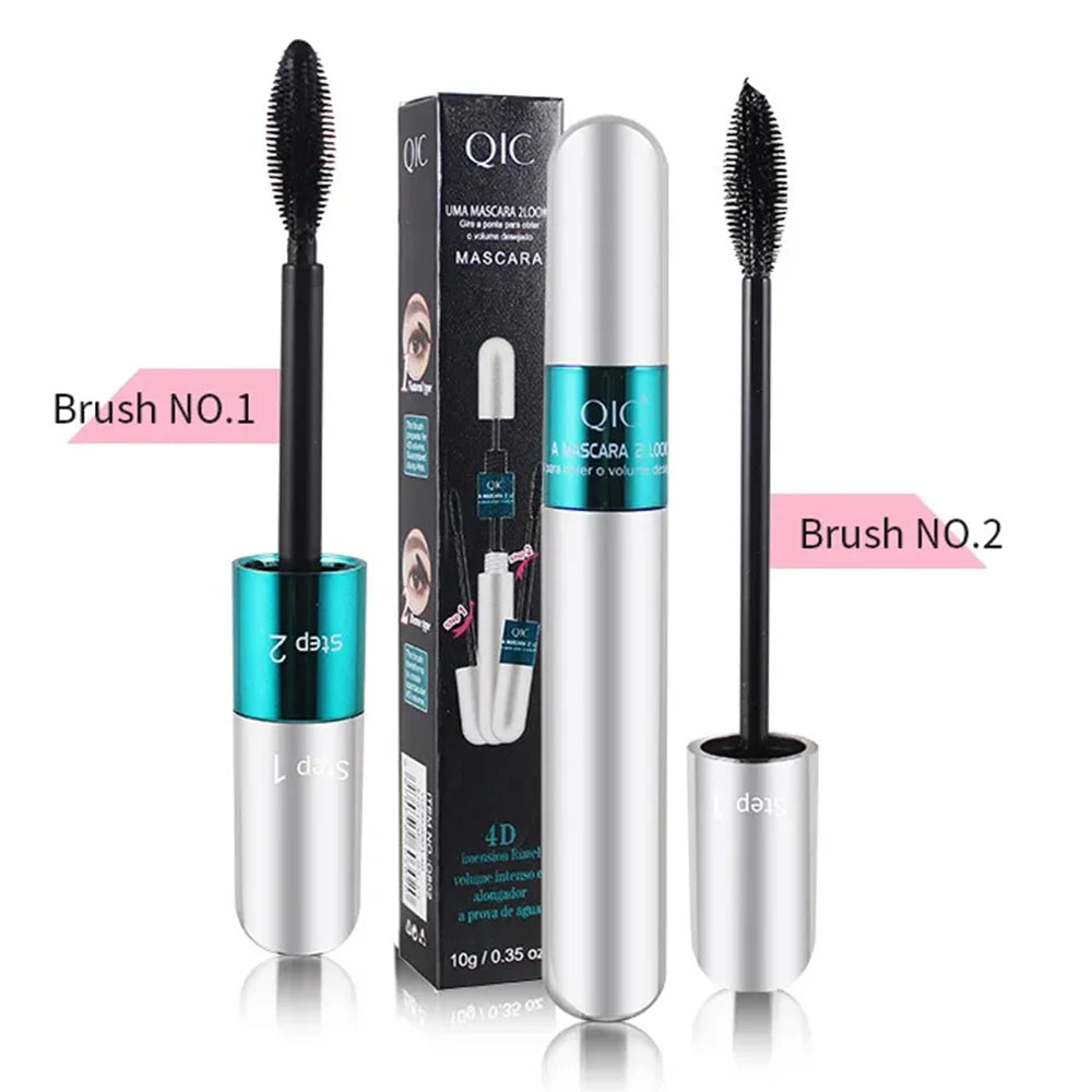 4D Silk Fiber Lash Mascara Waterproof Rimel 3d Mascara For Eyelash Extension Black Thick Lengthening Eye Lashes Korean Cosmetics