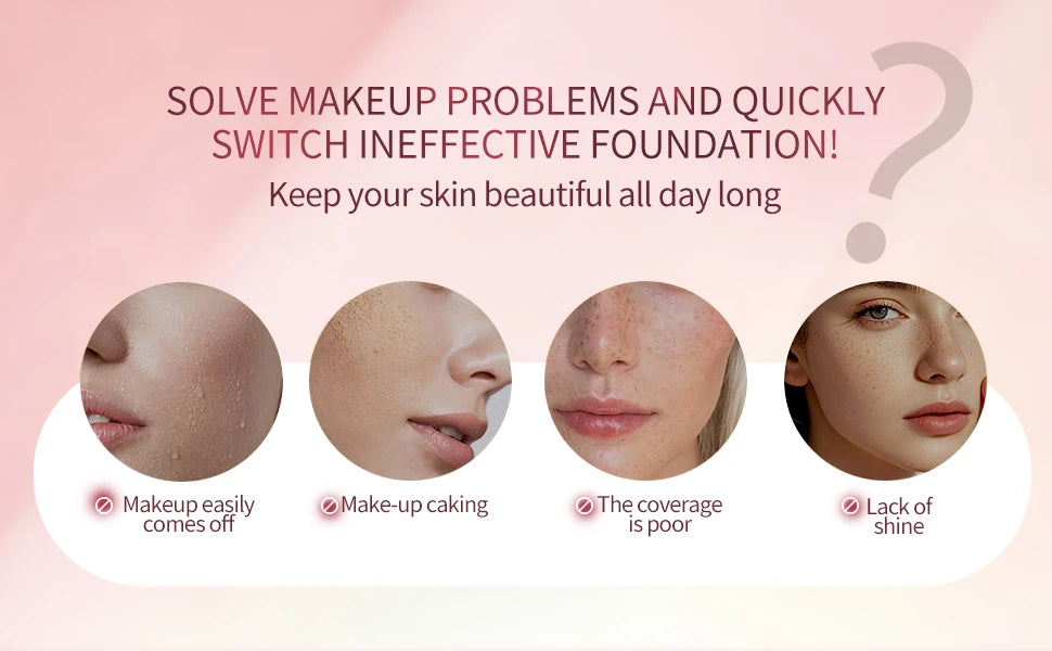Color Changing Foundation Spf 20 Sunscreen Face Makeup, 30ml, Flawless Coverage Self-Adjusting Liquid Foundation for Natural Look