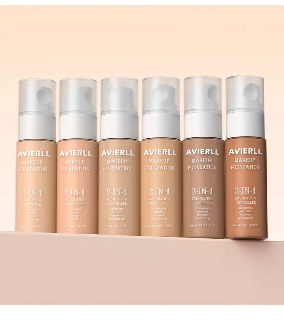 Moisturizing Foundation, Concealer, Waterproof Face Makeup Base, Suitable for Women's Makeup, Halloween Gift
