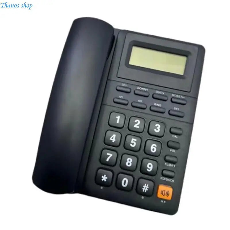 Landline Phones Home Telephone Desk Phone LCD Display with Redial Caller Function for Office, Hotel X37A