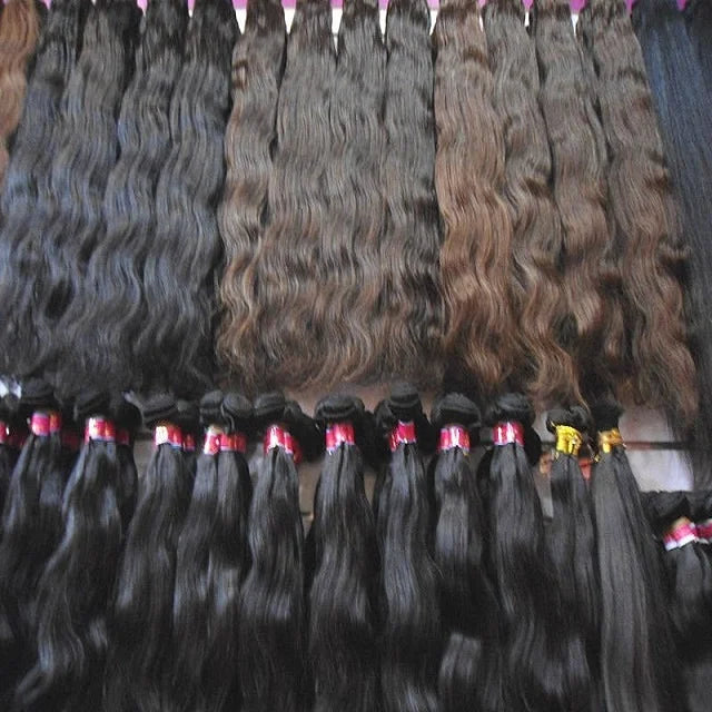 Wholesale 12A 100% Human Virgin Cuticle Aligned Raw Indian Hair Bundle Unprocessed Natural Hair Color