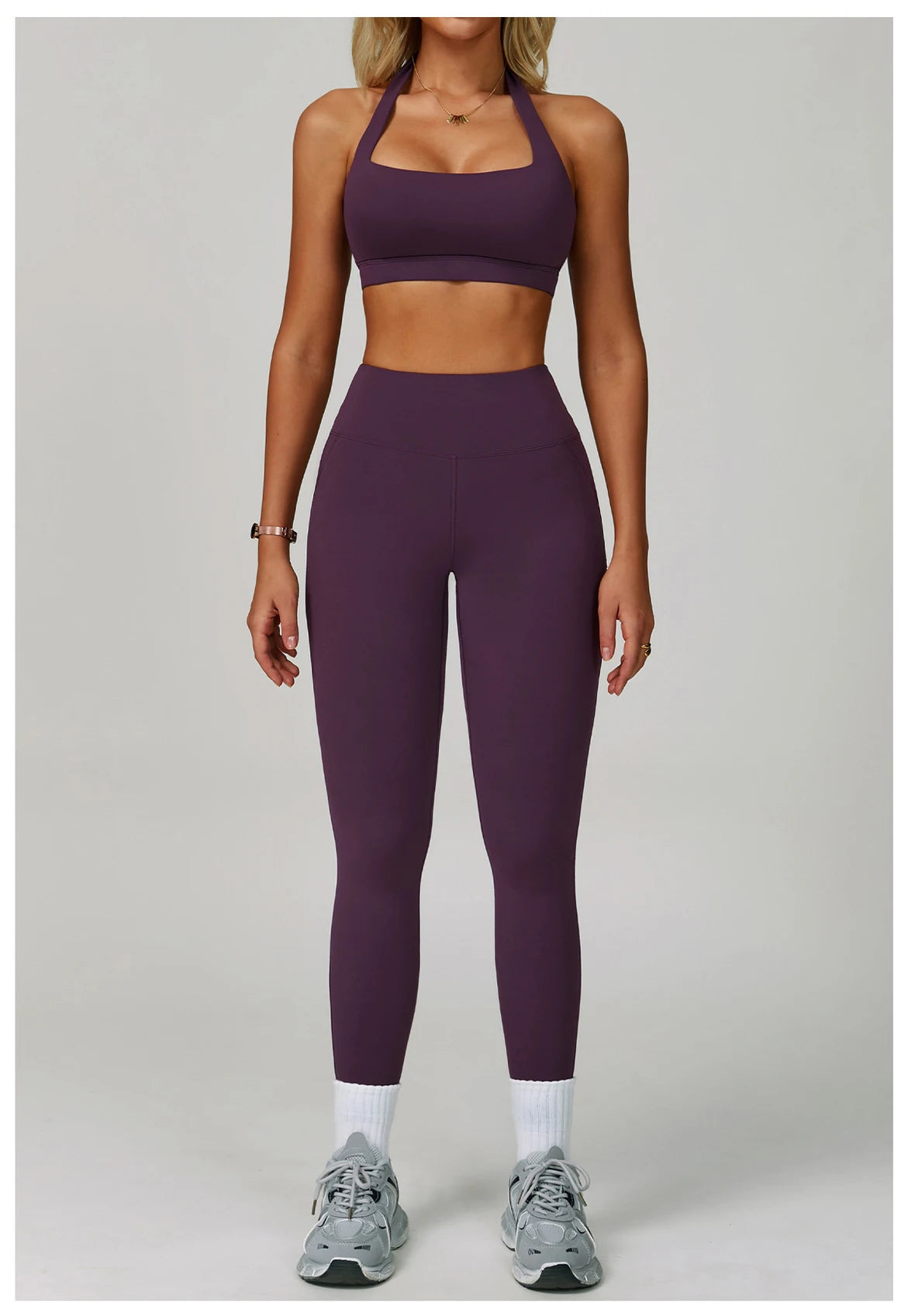 2Pcs Sets Women's Tracksuit Fitness Clothes Yoga Sets Sportswear Workout Bra High Waist Leggings Set Gym Clothing Sports Suits
