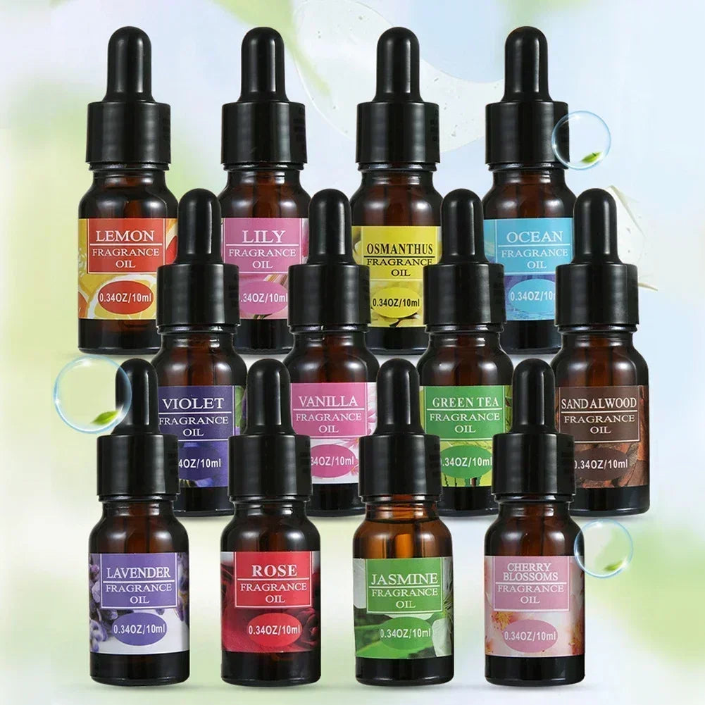 10ML Car Perfume Refill Liquid Flavor Essential Oil with Dropper Car Air Freshener Refill For Air Humidifier Home Auto Fragrance