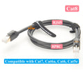 High speed Cat8 RJ45 Ethernet Networking LAN Internet Cable 40Gbps 2000MHz Patch Cord for Vision GigE Camera PoE PS4 PS5 Router