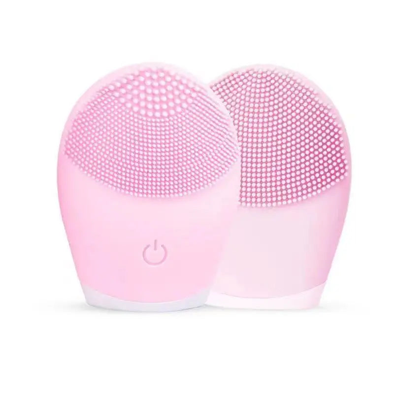 Electric Silicone Facial Cleanser Massager Skincare Massage Tool Beauty Machine Vibration Cleaning Of Pores Self Provided Batter