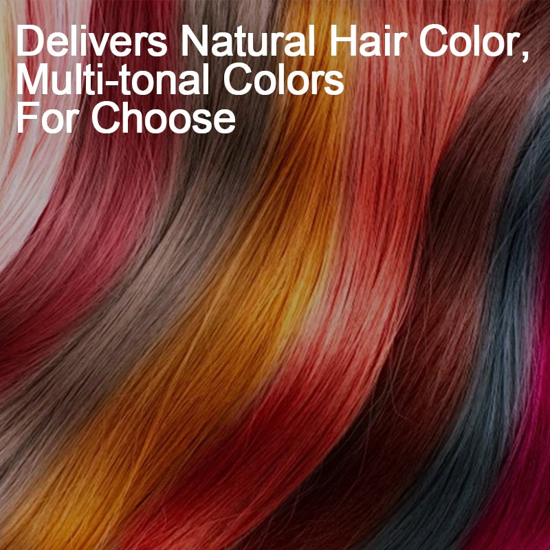 Semi-permanent hair coloring shampoo,invisible shampoo, protects and fixes color,enhances color shine,rich foam, protects scalp
