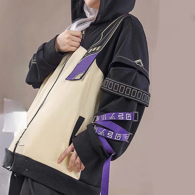 Cyno Tighnari Hoodies Genshin Impact Costume Cyno Zipper Jacket Men Women  Fashion Pullover Boys Girls Cool Streetwear Hoodies
