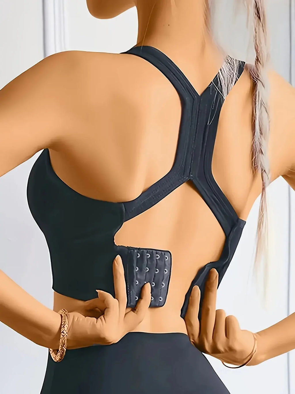 Sports Seamless Comfy & Breathable Push Up Yoga Tank Bra@W4
