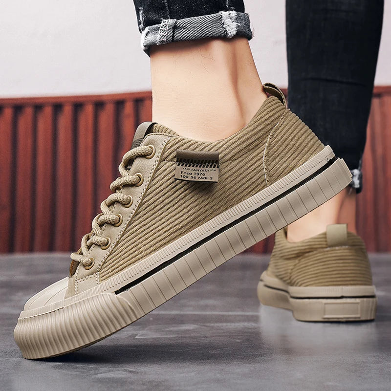 Fashion Men's Walking Sneakers Outdoor Man Casual Shoes Breathable Lightweight Board Shoes Platform Sport Footwear Running Shoes