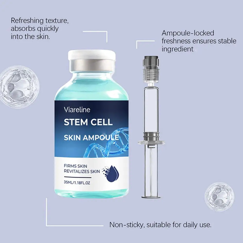 1/2/3PCS Stem Cell Skin Ampoule 35ml Anti-Aging Firming Essence Reduces Fine Lines Rejuvenates Face Serum Skin Care