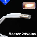 Mellow 1Pcs 24V 60W 6*15MM Ceramic Cartridge Heater Heating Tube For 3D Printer Parts  E3DV6 J-Head / Phaetus Dragon HotEnd