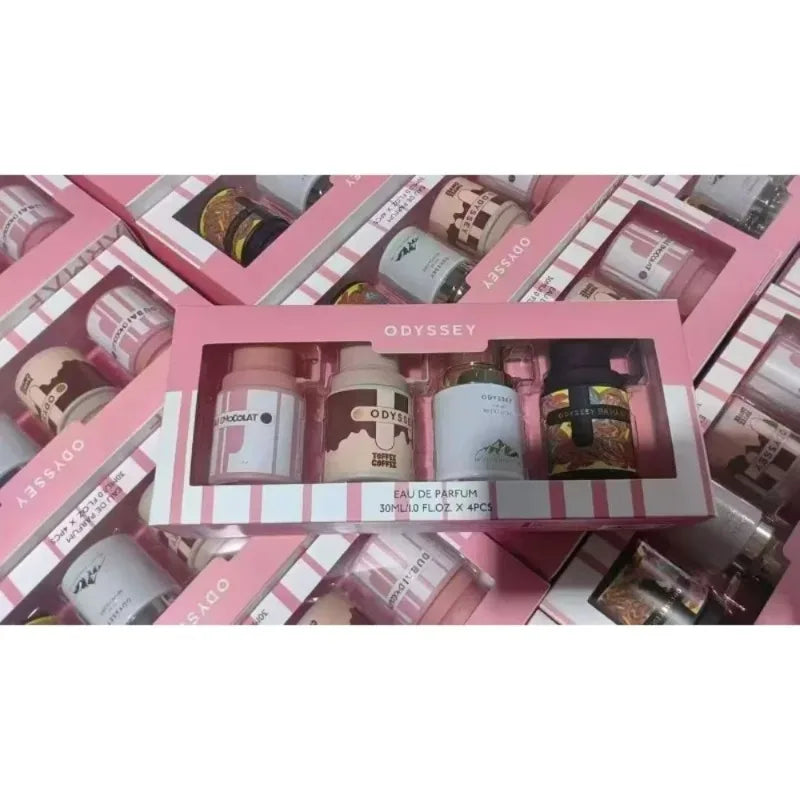 Fresh Floral Fruity Scent Eau De Parfum Set Portable Long Lasting Perfume for Women Men Daily Use Fragrance Gift Kit