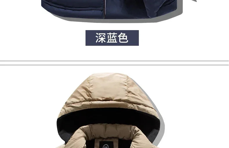 New Brand Mens Outdoors Vests Men's Winter Vest Cotton-Padded hot sale Vest Men Warm Hooded Waistcoat Casual Male Coats Vests