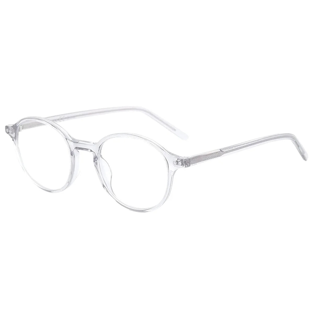 ZENOTTIC XS Size Unisex Ultralight Acetate Small Round Eyewear Anti Blue Light Blocking Computer Glasses Fashion Optical Frame