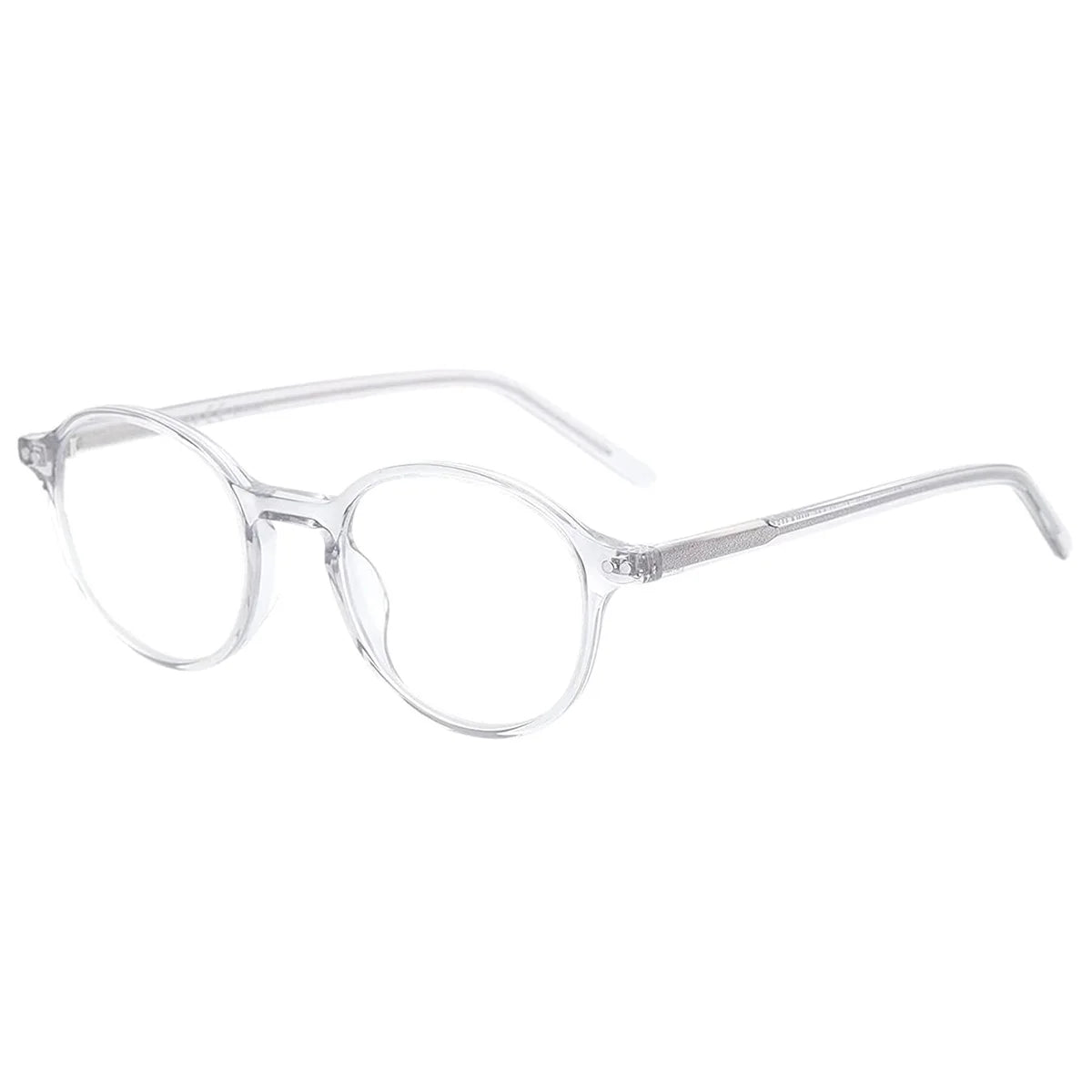 ZENOTTIC XS Size Unisex Ultralight Acetate Small Round Eyewear Anti Blue Light Blocking Computer Glasses Fashion Optical Frame