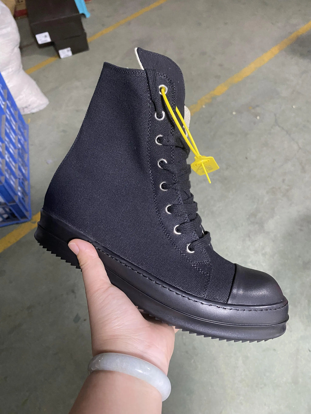 Brand Men Shoes Ro Casual Canvas Shoes High Top Women Sneakers Quality Black Ankle Boot Designer Zipper Luxury Laces Flat Shoes