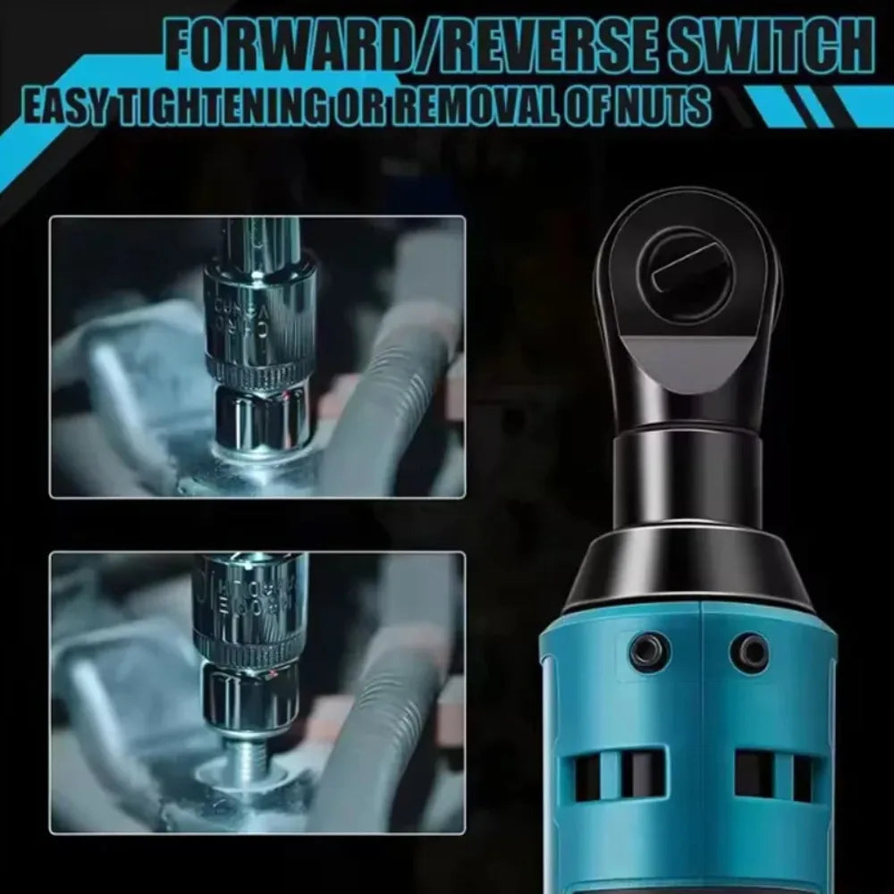 2026 Makita 18V Brushless Right Angle Impact Wrench, Cordless Ratchet Wrench with LED Light & Variable Speed
