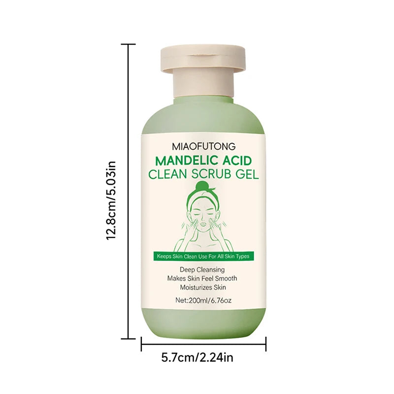 Korean Mandelic Acid Exfoliating Gel Deeply Cleanses Pores On Face Body Gently Removes Dead Skin Improves Facial Skin Texture
