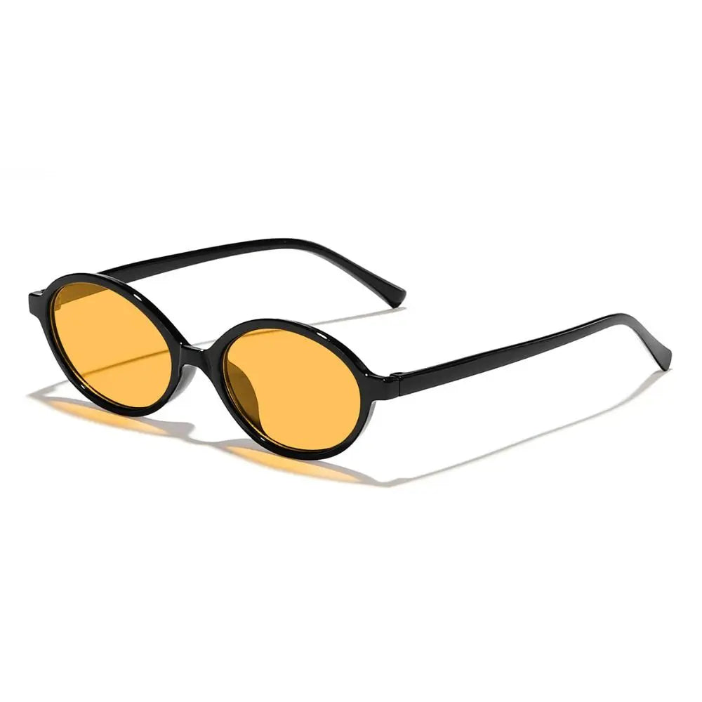 Vintage Cat Eye Oval Sunglasses Lightweight Trendy 90s Sunnies UV protection Sun Glasses for Women & Men