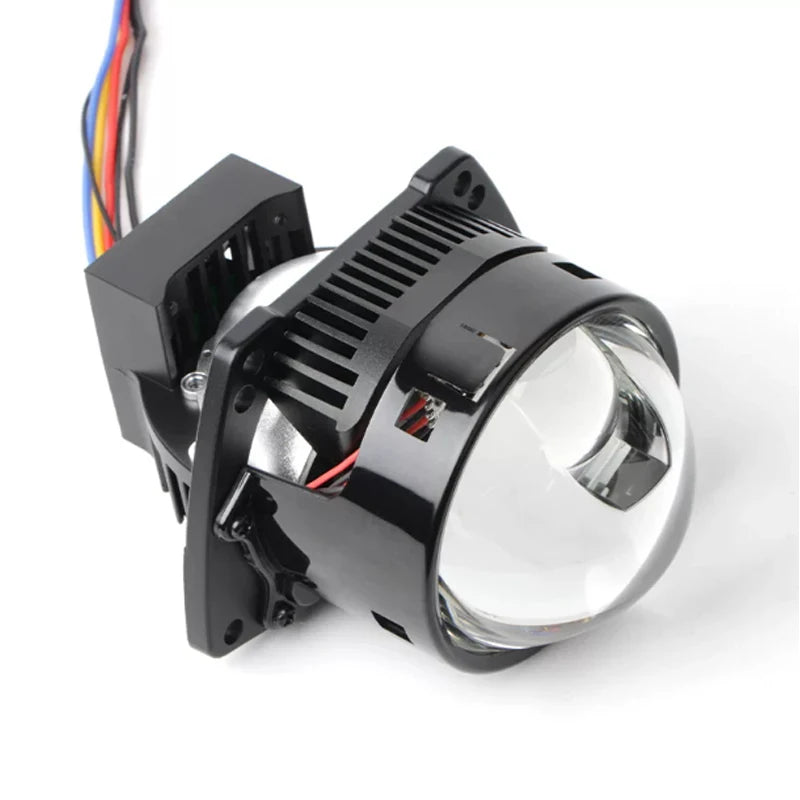 3-inch car LED dual beam optical direct laser lens, high and low beam car headlight lens, laser front headlight