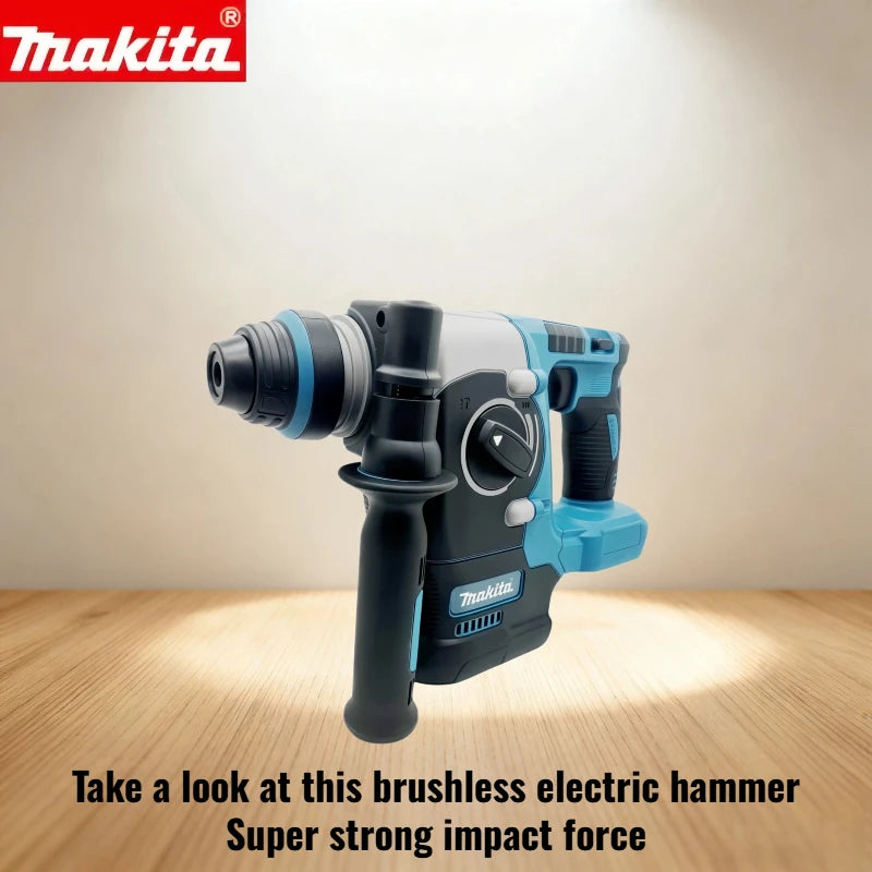 Makita273  Electric Cordless Brushless Hammer Drill Rechargeable Rotary Hammer Drilling and Chiseling High torque power Tool