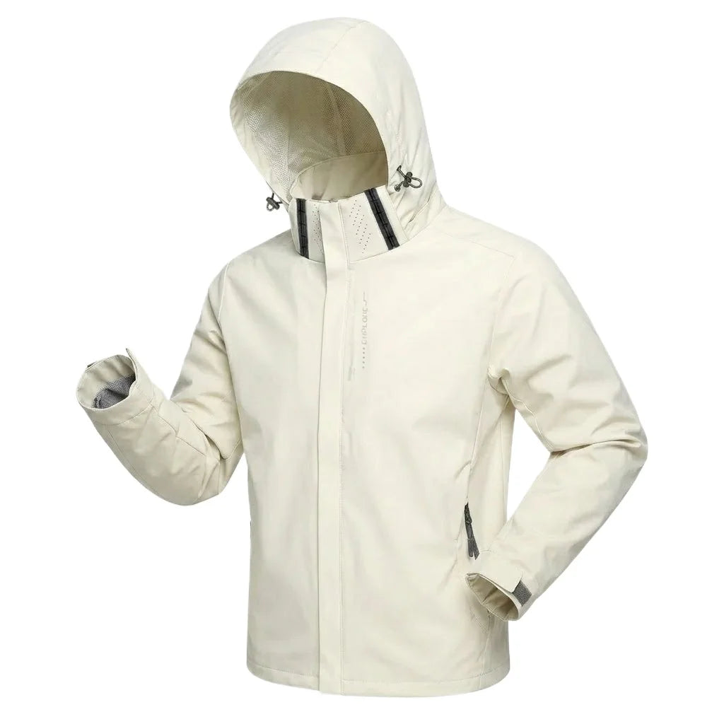 Outdoor Windproof Coats Waterproof Jackets Lightweight Cycling Hoodie Hiking Raincoat Work Hooded Man Climbing Zipper Tracksuits