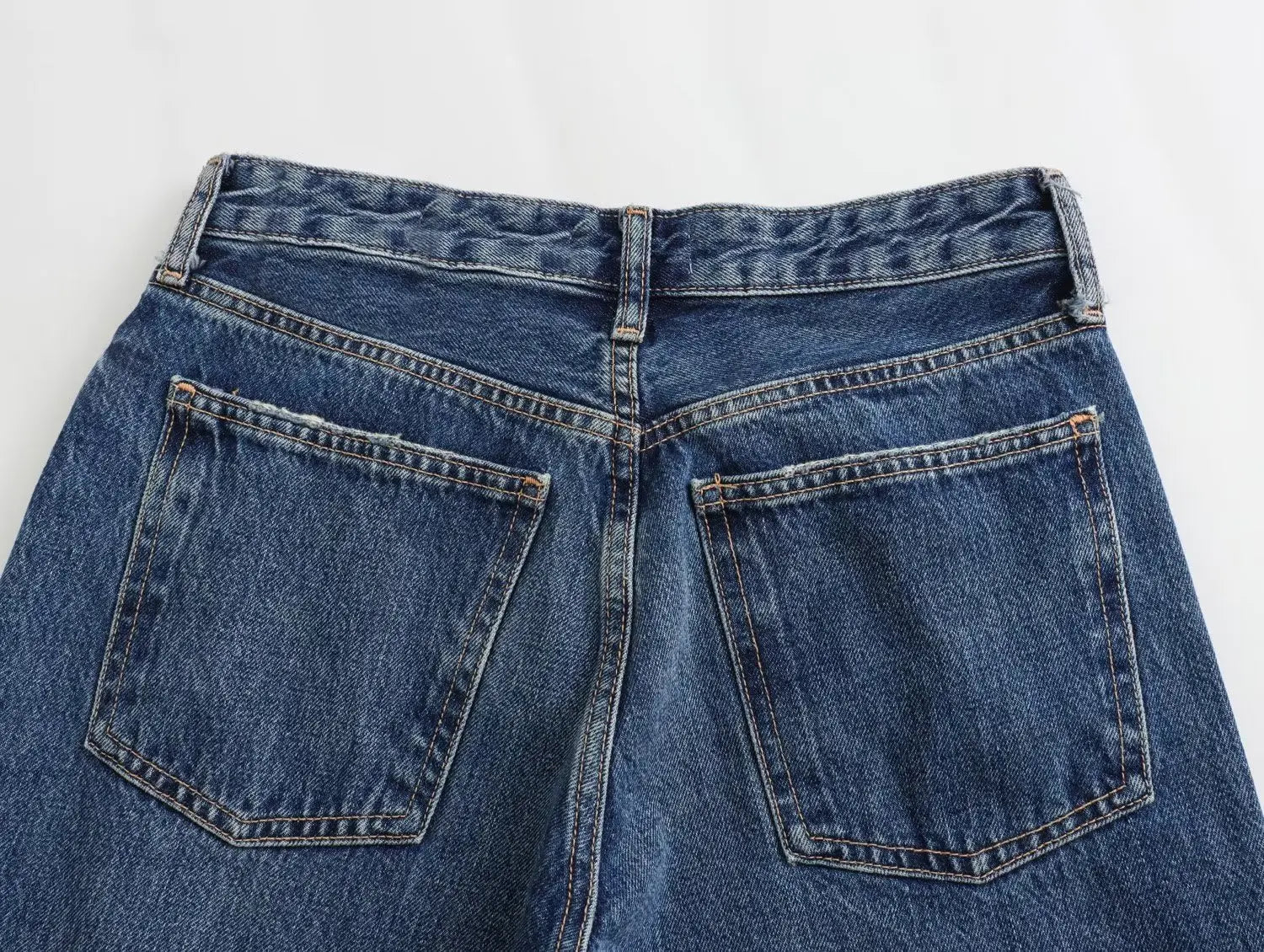 Maxdutti British fFashion Street Distressed Jeans Boyfriend Style Pants Girls Retro Loose Casual Jeans For Women Harem Denim