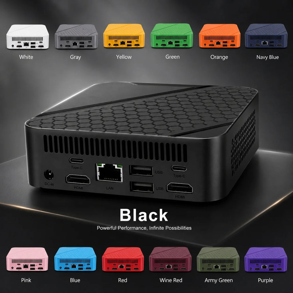 HOT Intel Core i9 10980HK Mini PC Windows 11 UHD Graphics Pocket Computer 16GB RAM minipc WiFi6 1TB 2TB SSD Desktop Gaming
