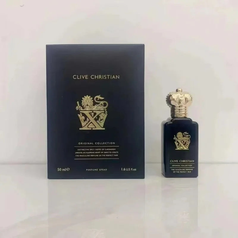 Clive Christian 50ml Amberwood Fresh Women Perfume Long Lasting Elegant Fragrance with Jasmine Rose Sandalwood Amber Musk