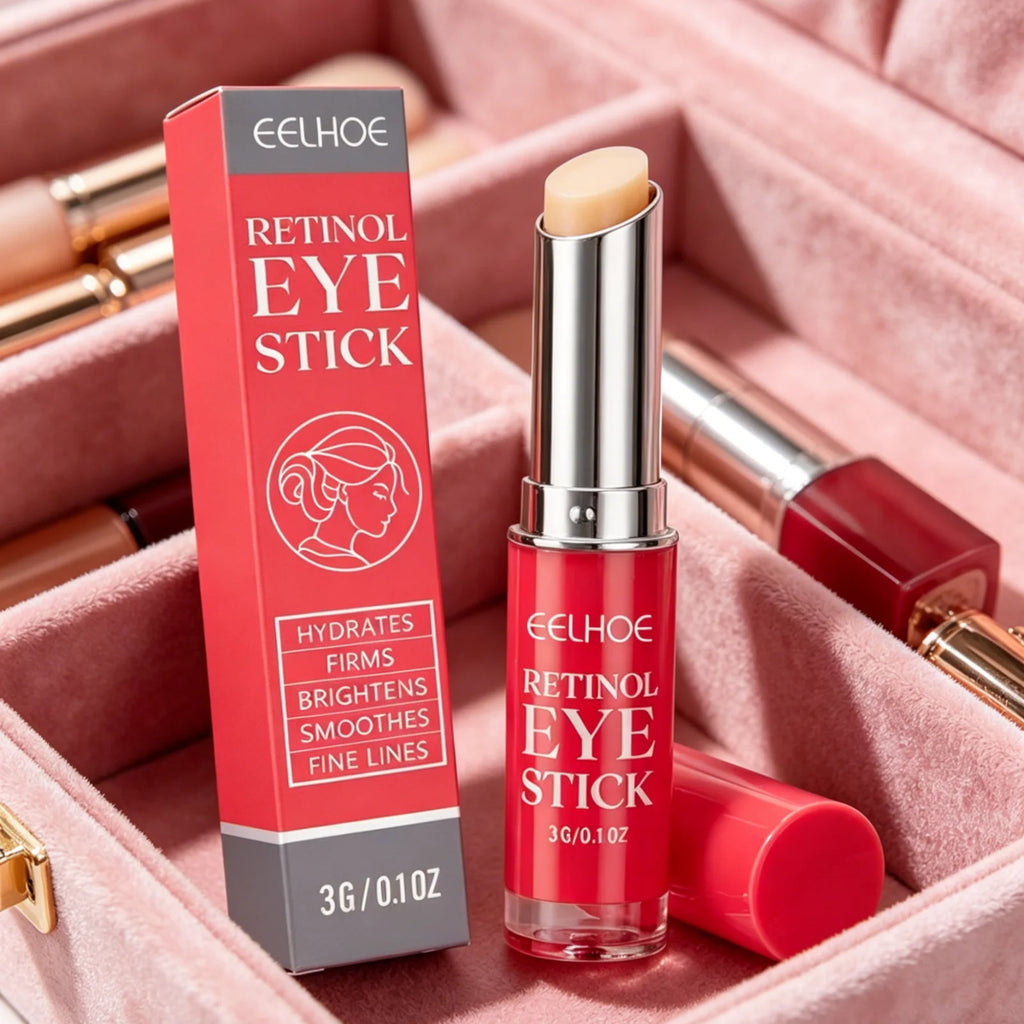 EELHOE Retinol Eye Stick Prevents Dry Skin Smooth Revitalizes Hydrates Eyes Deeply Nourishing Gentle Dark Circle Corrector Stick
