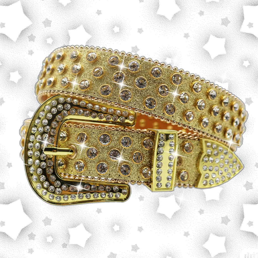 for Rhinestone Belts Women PU Leather Strap Y2K Girls Fashion Belt for Jeans Men For rhinestone Belts Western Cowboy