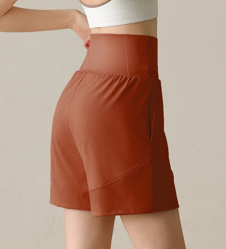 NEW Women's Quick Dry Sports Shorts Loose Slim Fit Casual Yoga Fitness Training Five-Point Pants Running Fashion