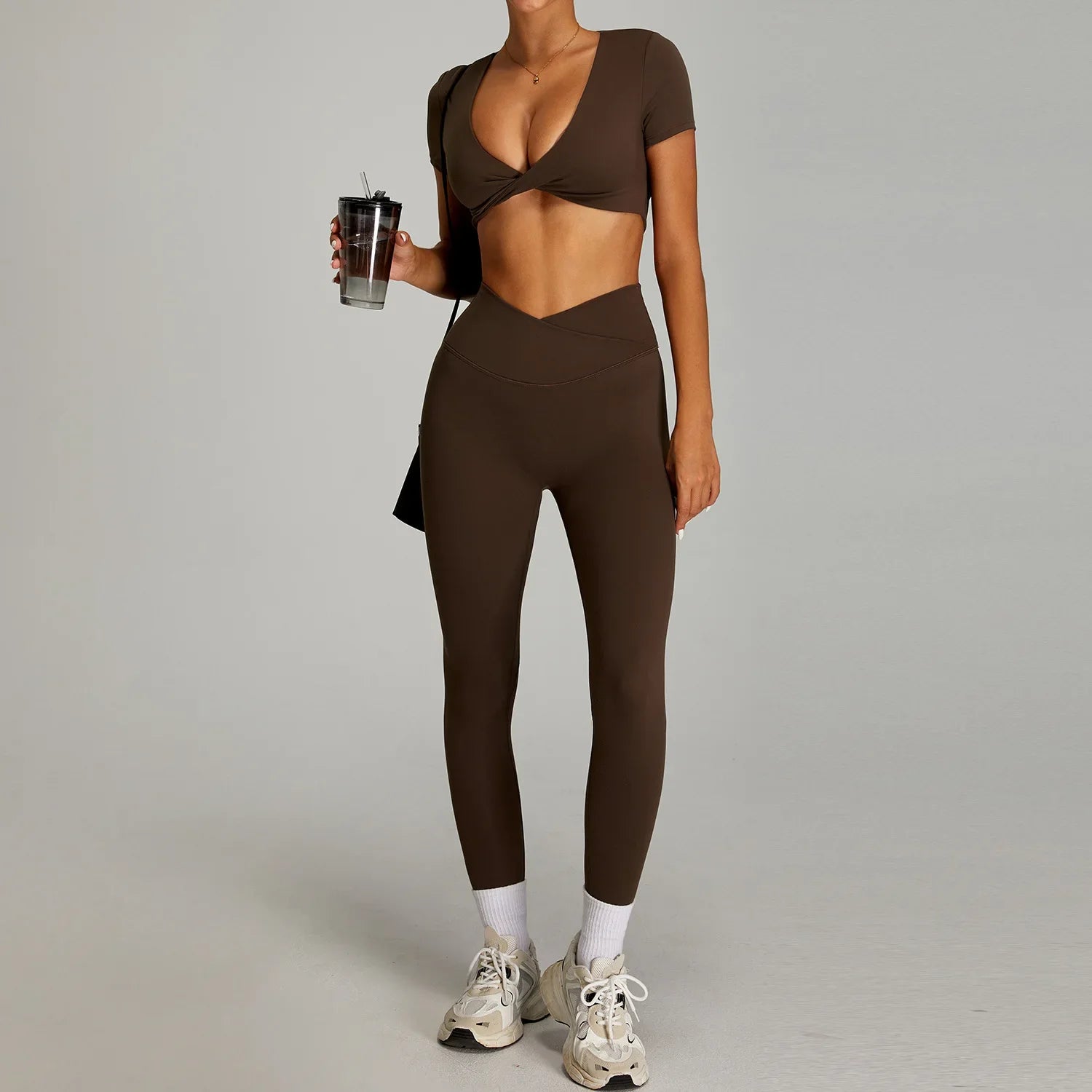 2025 New Women's High Waist Yoga Set - Seamless & Breathable 2-Piece Workout Outfit for Gym, Pilates & Running (+3 Colors)