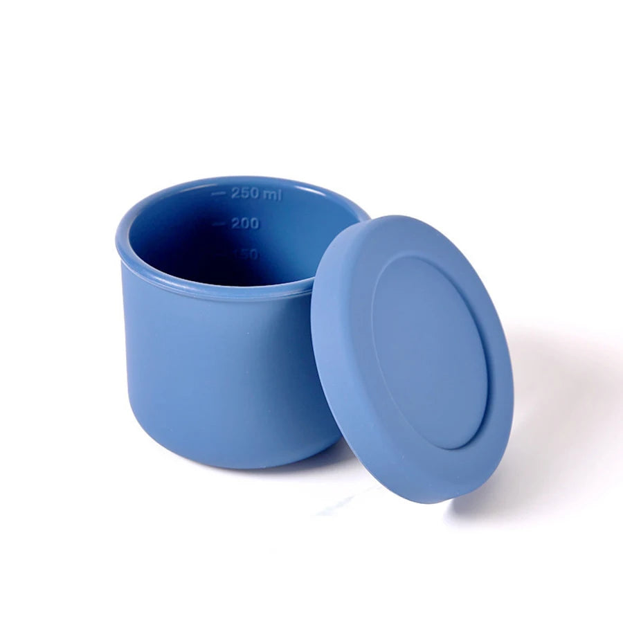 Food-Grade Silicone Lunch Box Microwave Heating Preservation Box Storage Box Sealed Lunch Box Food Preservation Box