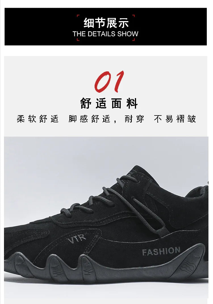 Outdoor walking flats skateboard sneakers men shoes breathable non slip work shoes for male fashion sneakers