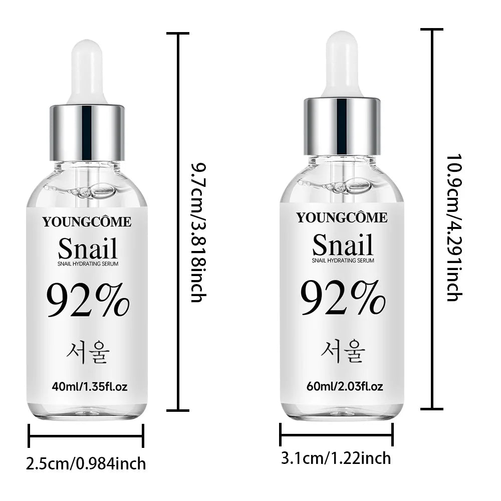 Snail Essence Fade Fine Lines Repair Skin Barrier Moisturizing Refines Pores Nourishes Anti Brighten Facial Essence