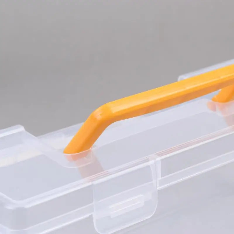✔Professional Tool Organizer Set,Transparent Parts Storage With Dividers-Portable Case For Kitchen Condiment Storage