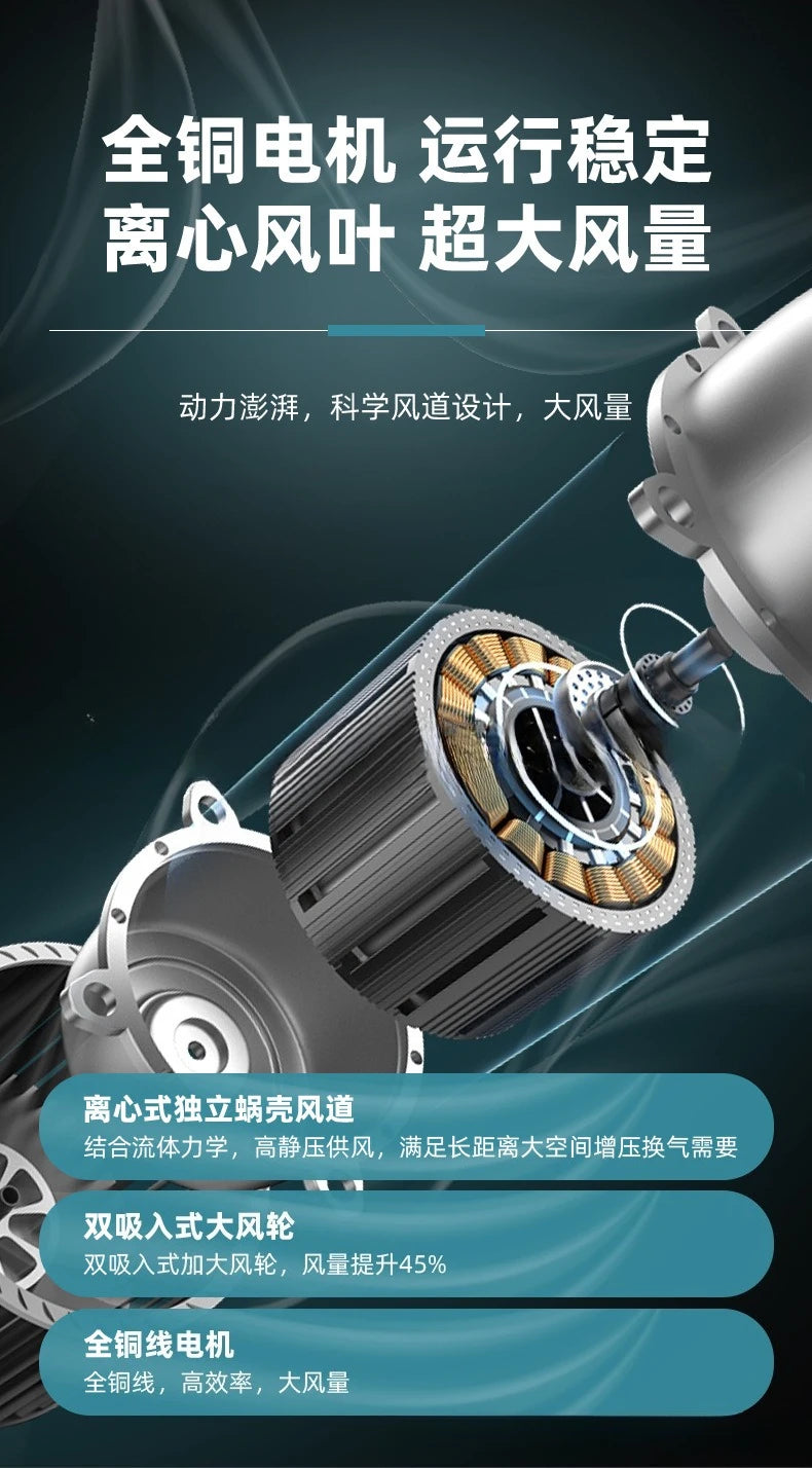 Silent Fresh Air Fan One-Way Flow DC Fresh Air Ventilator