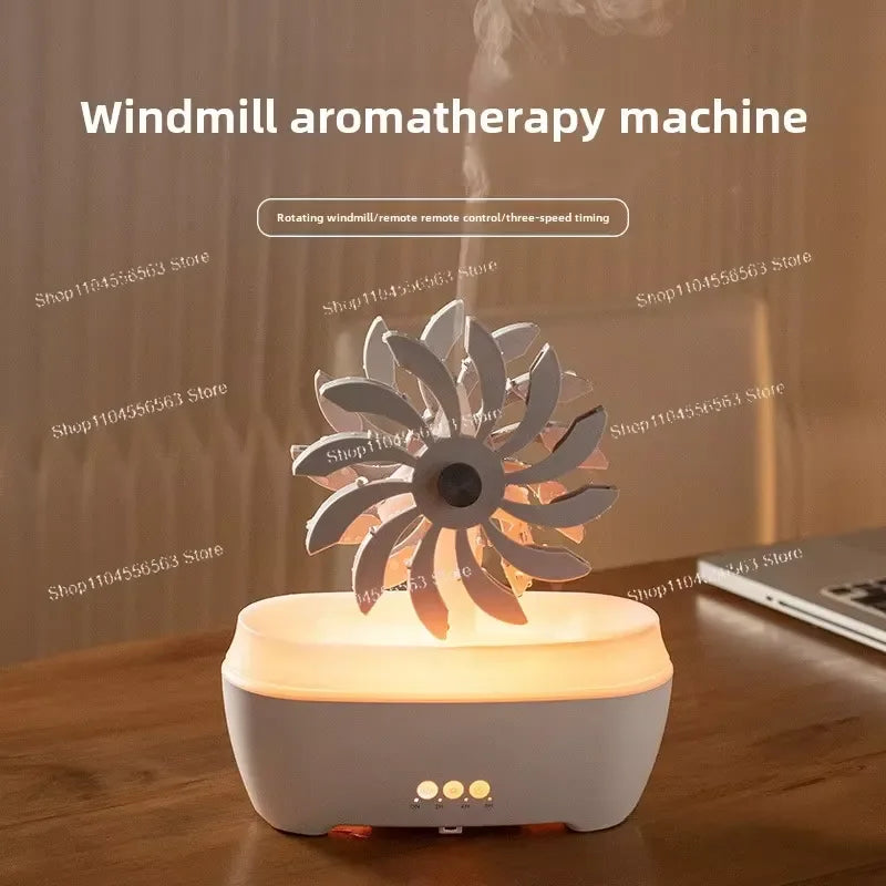 New product, windmill, aromatherapy machine, desktop, essential oil diffuser, water drop humidifier, household, heavy fog